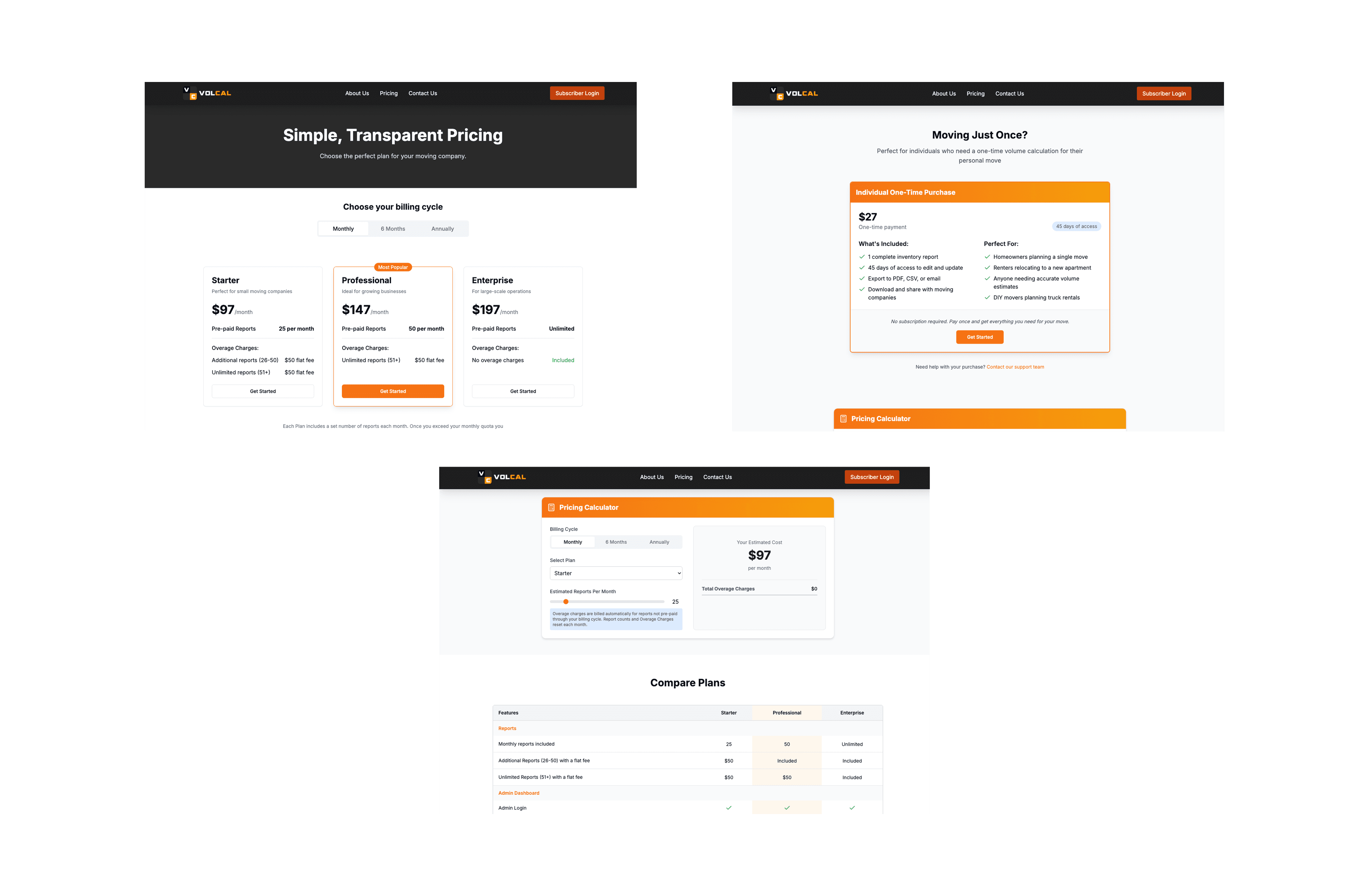 Subscriber Dashboard